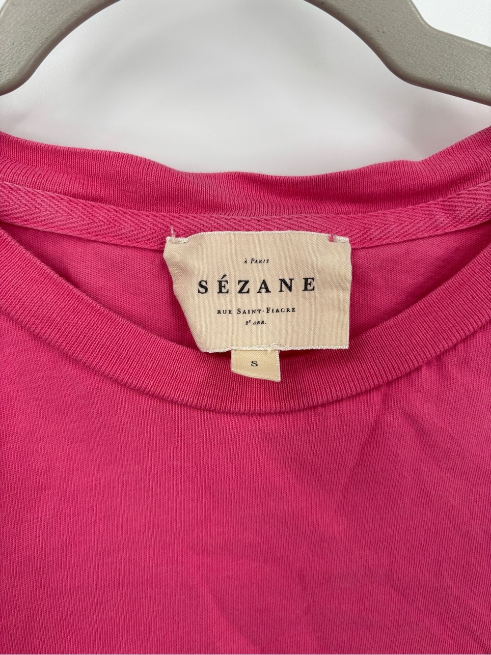 Sézane pink basic tee - Picture 2 of 4